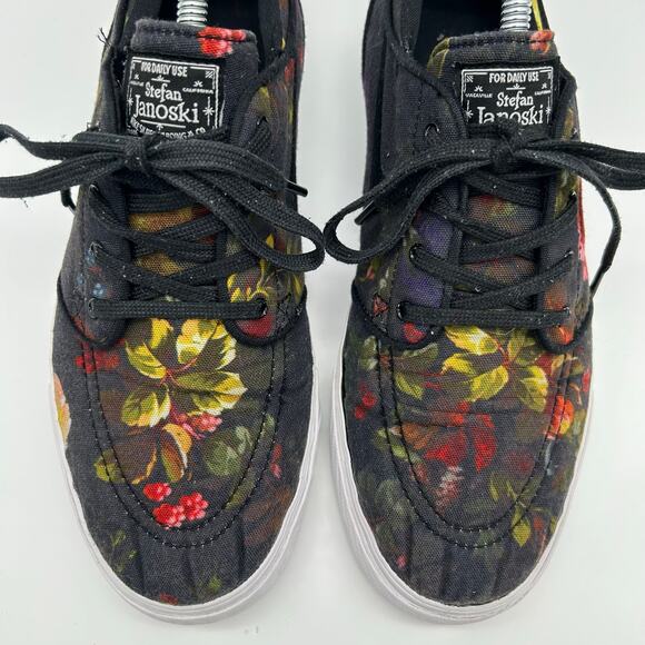 Nike Skateboarding & Co Stefan Janoski Shoes Mens Size 9.5 Floral 615957-900‎ - Picture 3 of 8